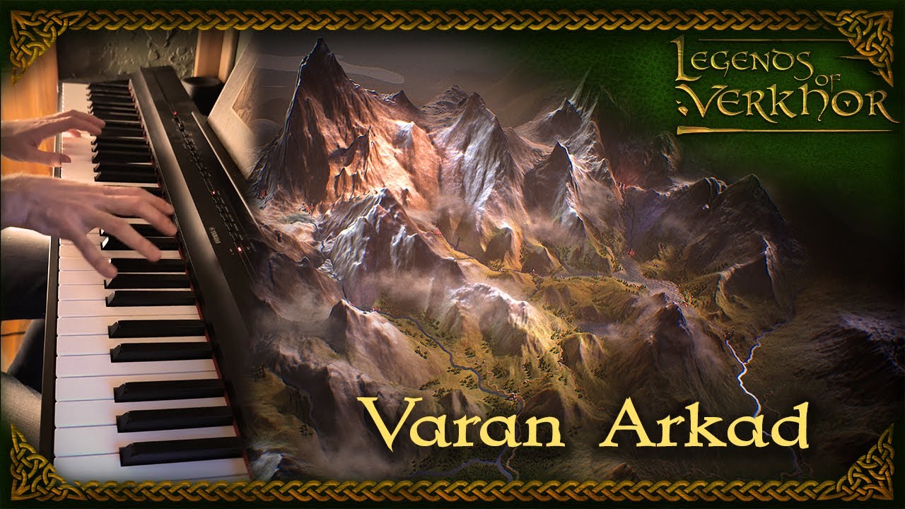 Varan Arkad - 1 Hour inspiring piano music for worldbuilding a medieval fantasy world - [No AI]