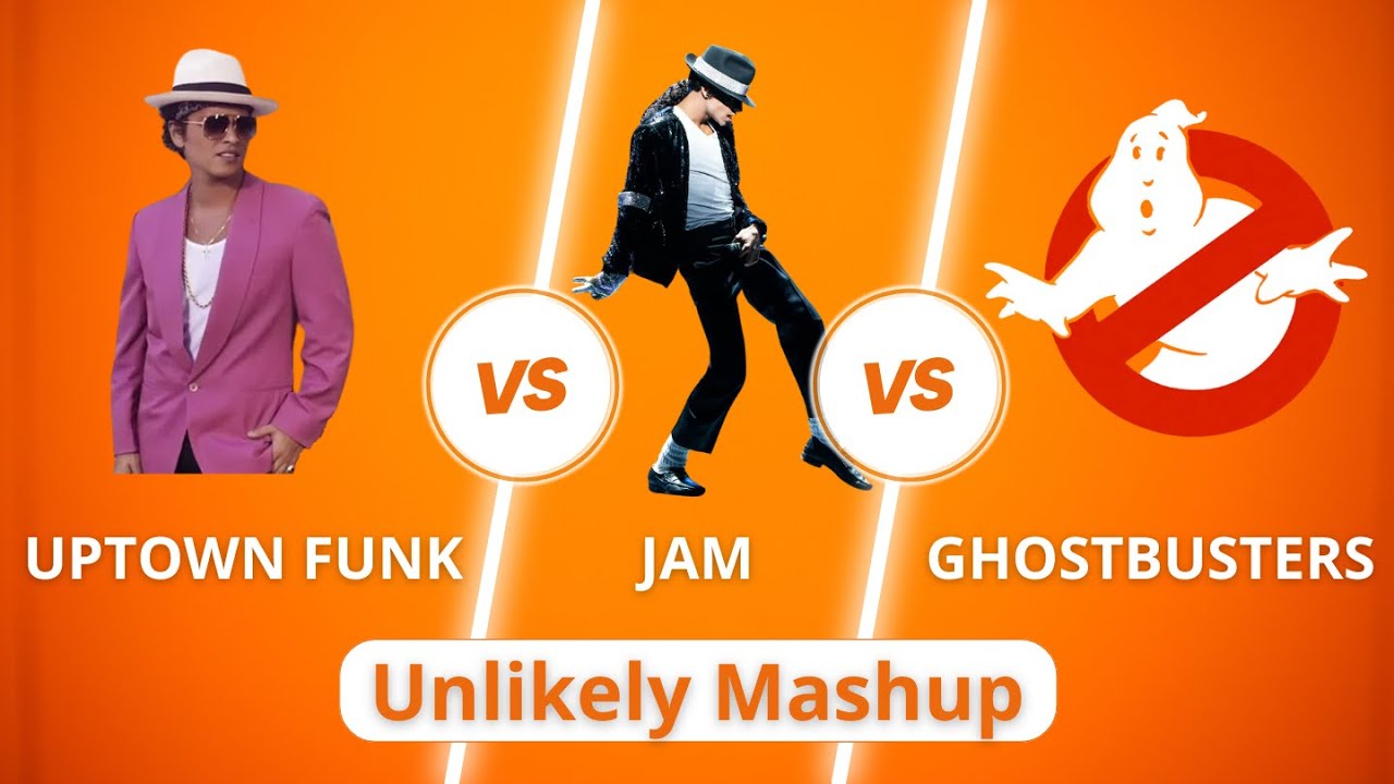 Uptown Funk Vs Jam Vs The Ghostbusters - Unlikely Mashup