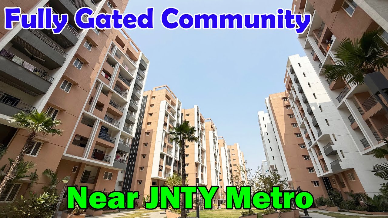 3BHk flats for sale near jntu metro || Fully Gated||  Land lord : +91 6302020047 ||#jntu 