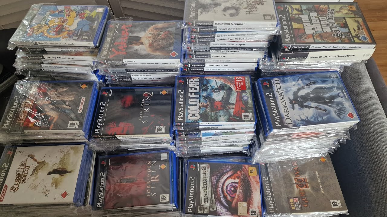 مجموعتي من العاب بلاي ستيشن تو 2