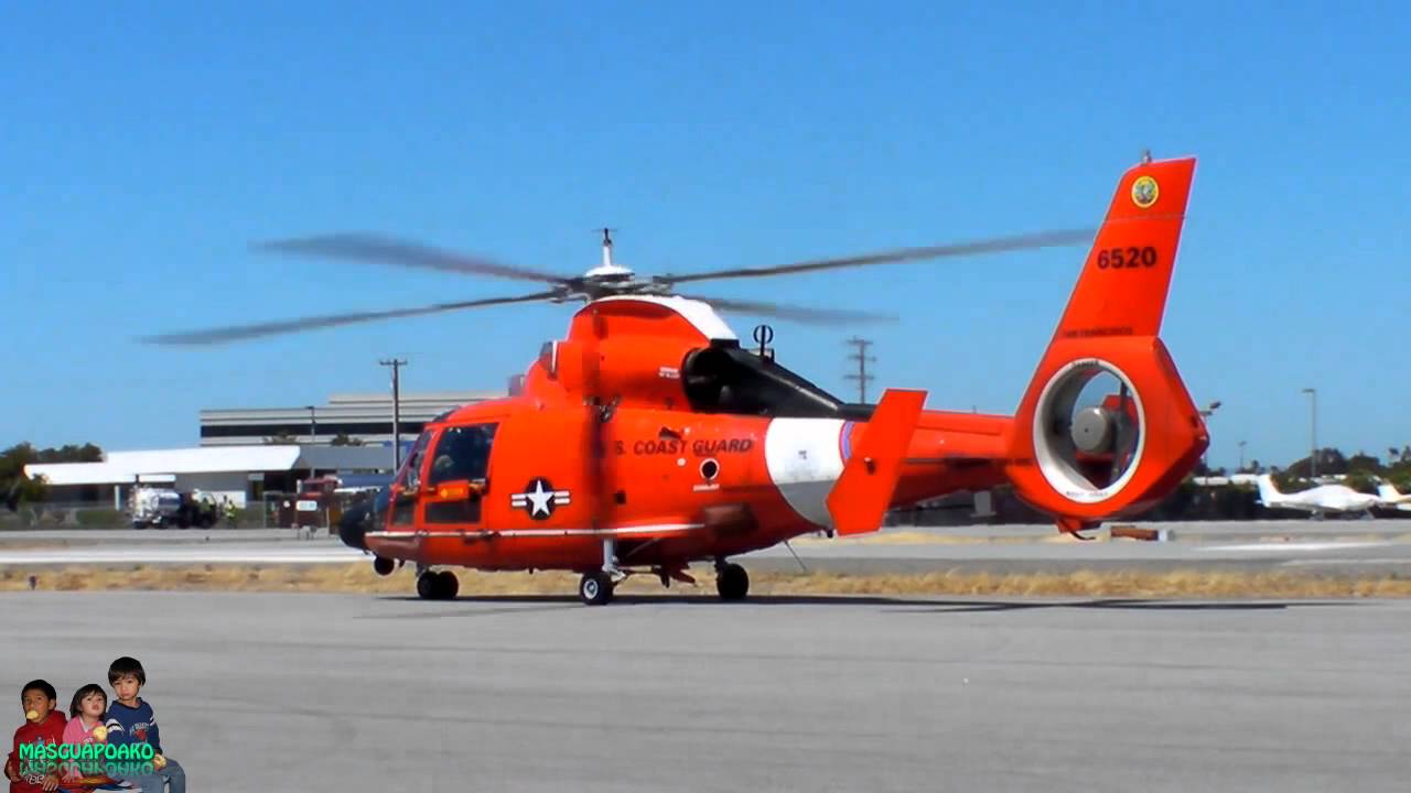 HH-65 DOLPHIN UNITED STATES COAST GUARD HELICOPTER TAKE OFF