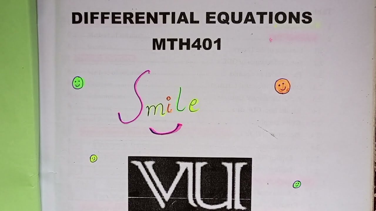 MTH401 lecture 1 || short lecture vu enjoy studies Uzma Qayyum midterm preparation