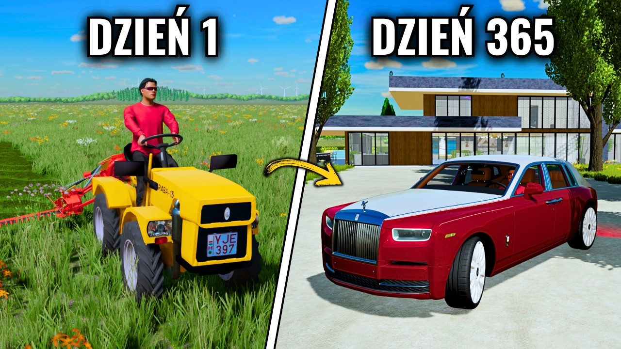 MEGA FARMA NA PŁASKIEJ MAPIE 💰 OD ZERA
