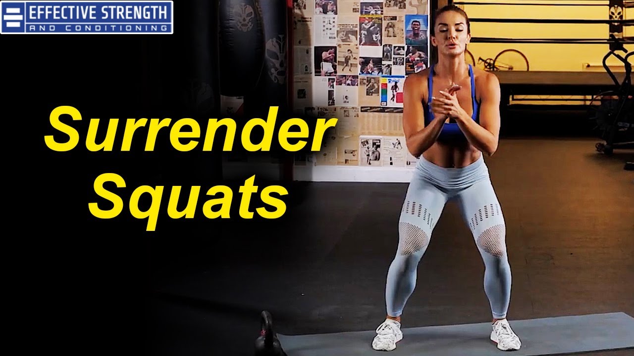 Best Butt Exercises - Surrender Squat Jumps by Whitney Johns