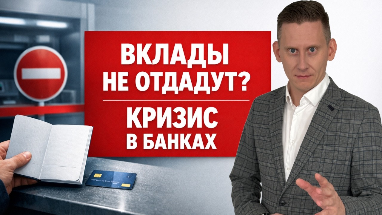 Банки не смогут отдать ВАШИ ВКЛАДЫ? Банковский кризис начинается?