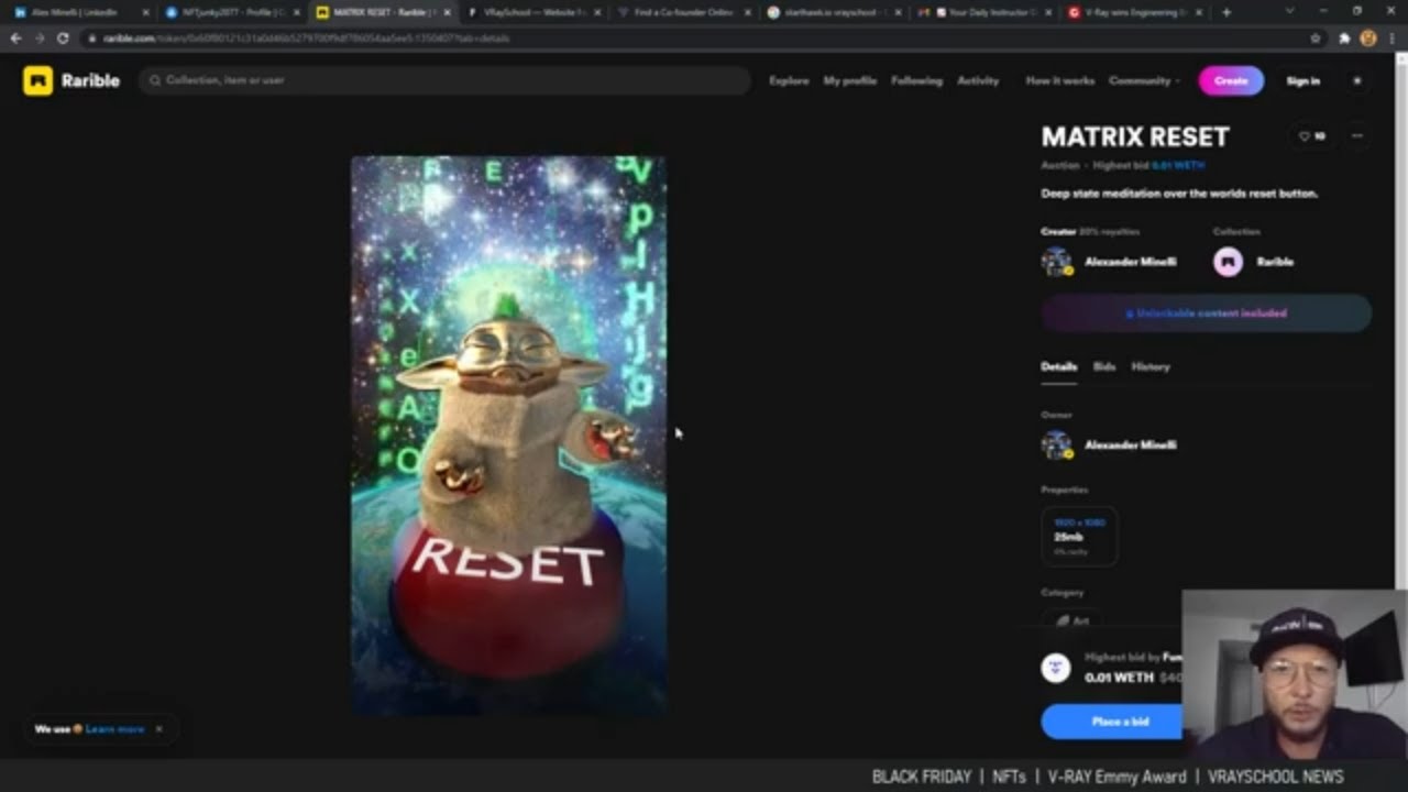 VRAYSCHOOL NEWS  |  NFT |  VRAY EMMY AWARD