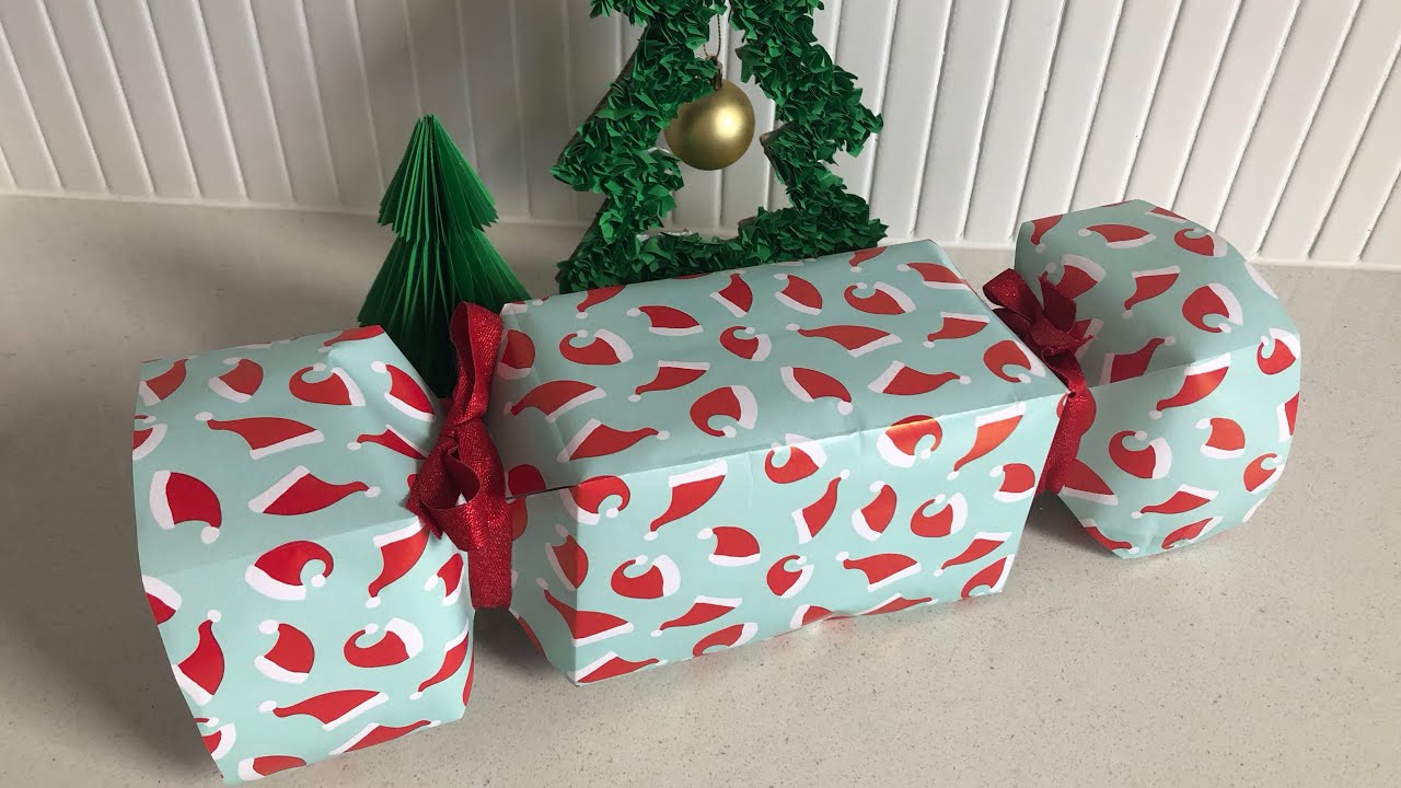 CANDY GIFT WRAPPING | HOW TO WRAP ODD OR IRREGULAR SHAPED GIFT ITEMS | CHRISTMAS GIFT WRAPPING