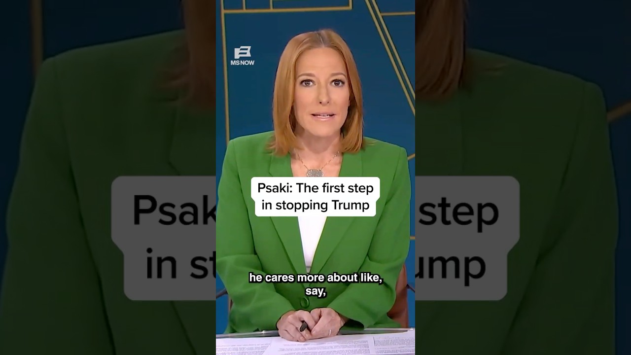 Psaki: The first step in stopping Trump