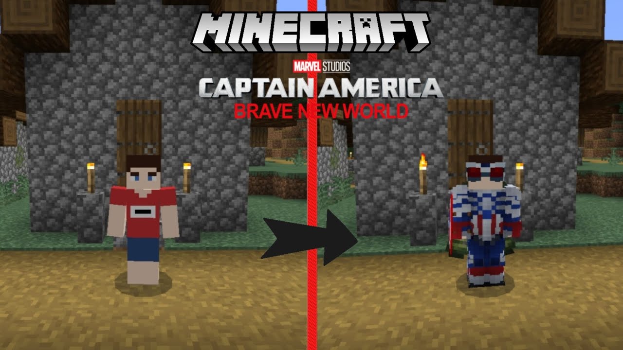 Я превратился в капитана америку в Майнкрафте | ManeLego minecraft 