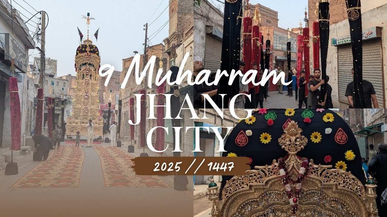 9 Muharram | Syedoo Wala Tazia | Jhang City | 2025 | 1447 | Hussain Raza