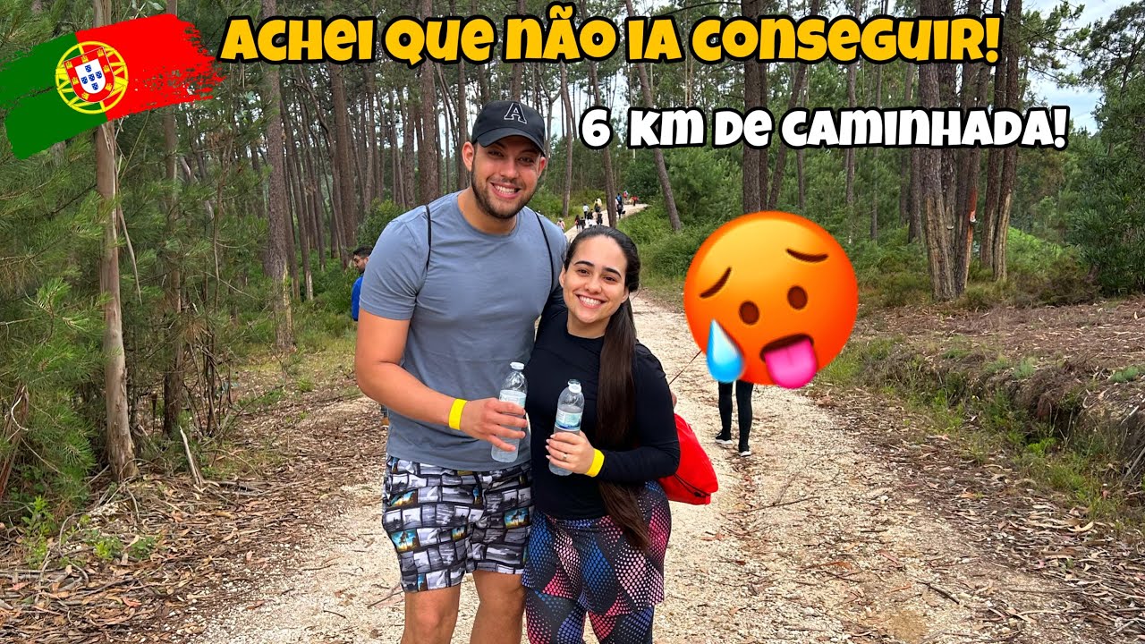 FIZEMOS 6km de Caminhada pela primeira Vez aqui em Portugal! Vlog