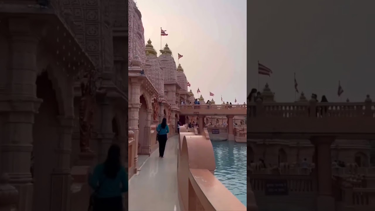 one of the most beautiful temple in India nilkanth dham poicha #temple #beautiful #most