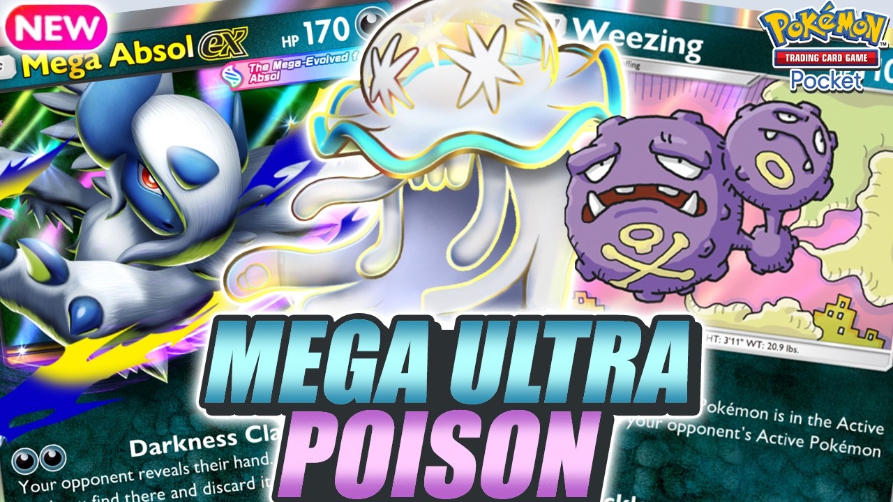 MEGA ABSOL is Absol-utely Mega Ultra Toxic with WEEZING & NIHILEGO - Pokemon TCG Pocket