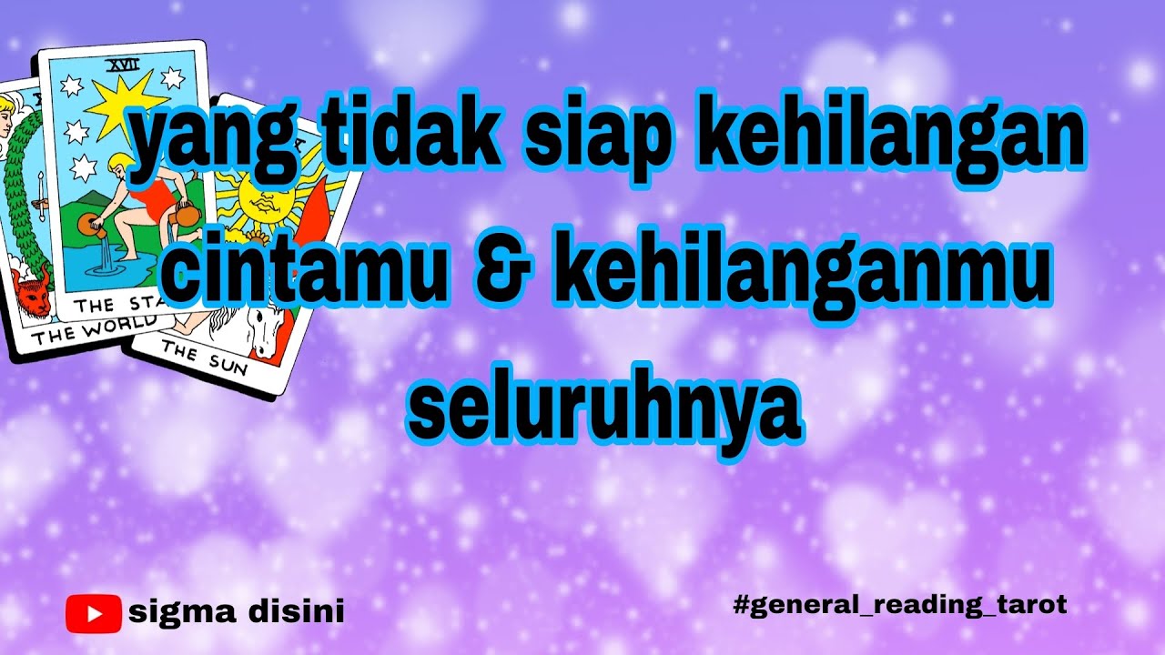 ☂️ADA YANG TIDAK SIAP KEHILANGAN KAMU SELURUHNYA☂️#tarot #zodiak #sigmatarot 