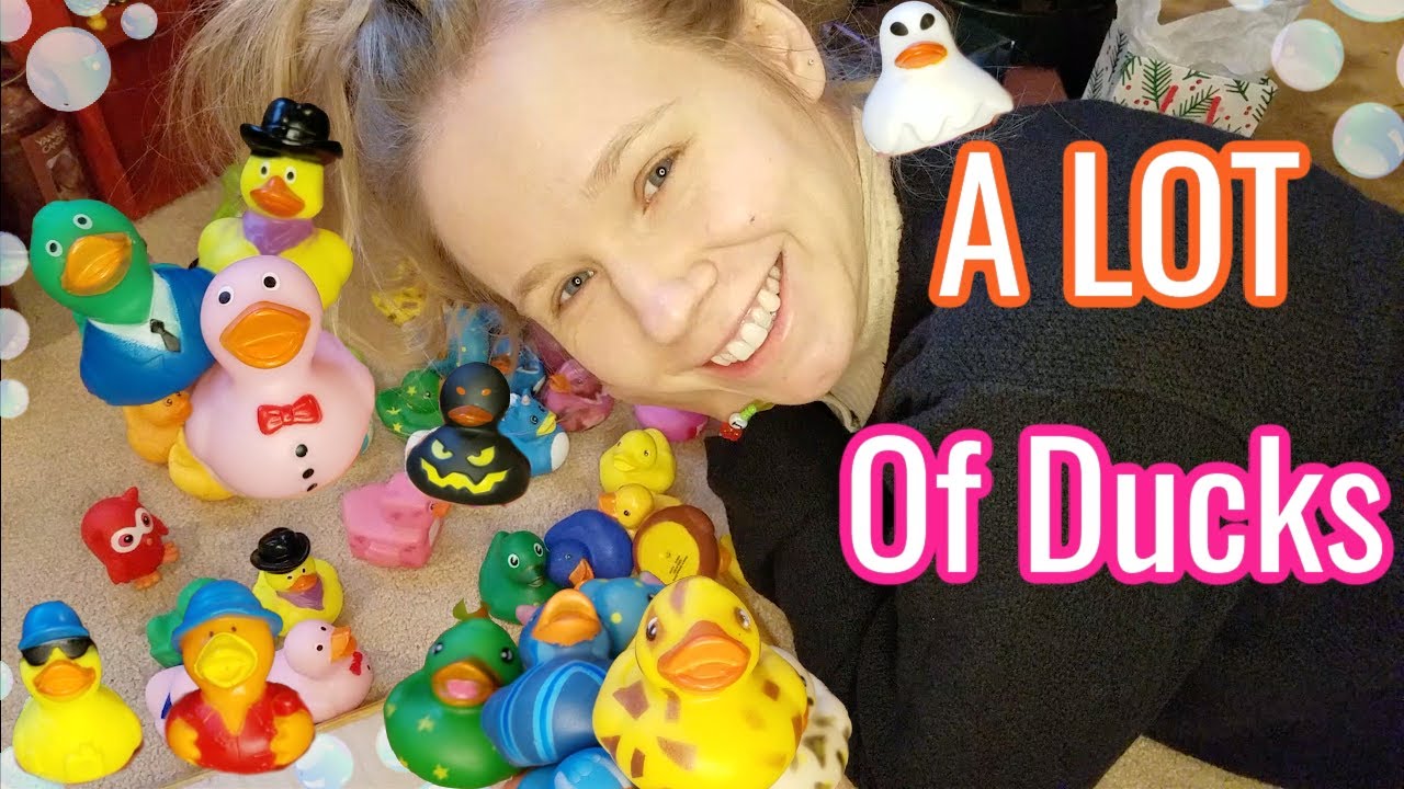 Huge Rubber Ducky Collection, Plucky Ducky Claw Machine
