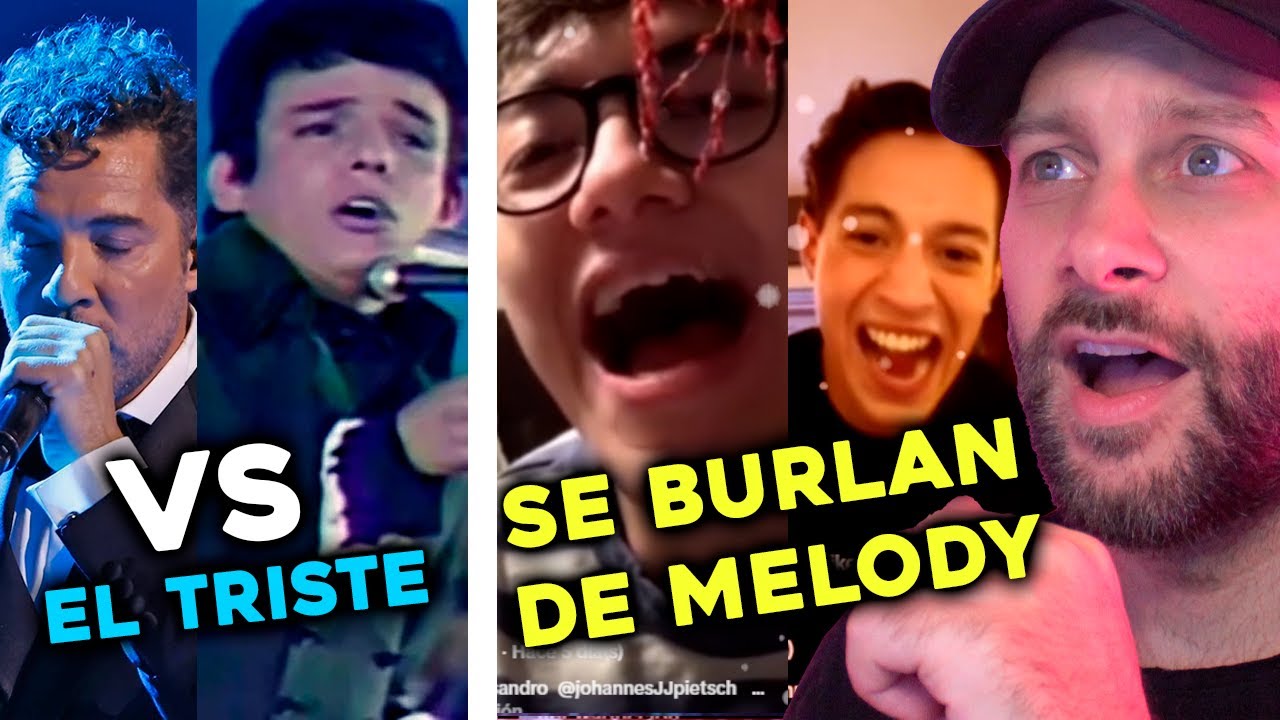Comentando Virales | Bisbal Vs José José | Los compañeros de MELODY se burlan de ella.