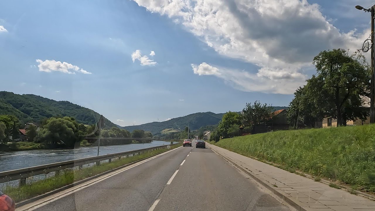 Przejazd / Nowy Sącz - Szczawnica / okiem kierowcy