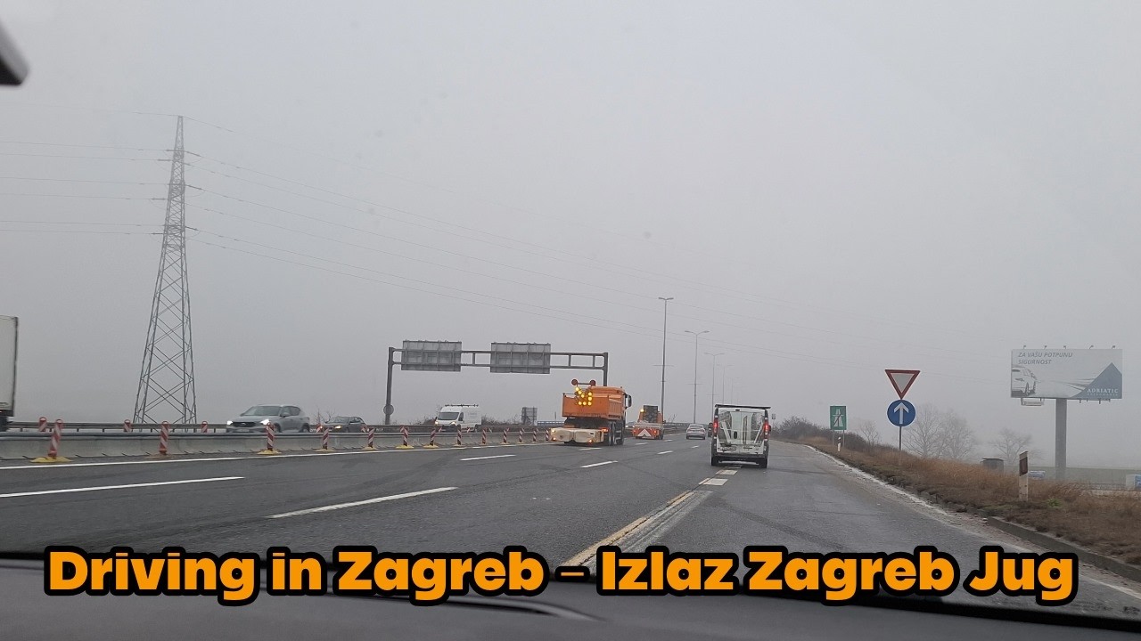 Driving in Zagreb | Izlaz Zagreb Jug