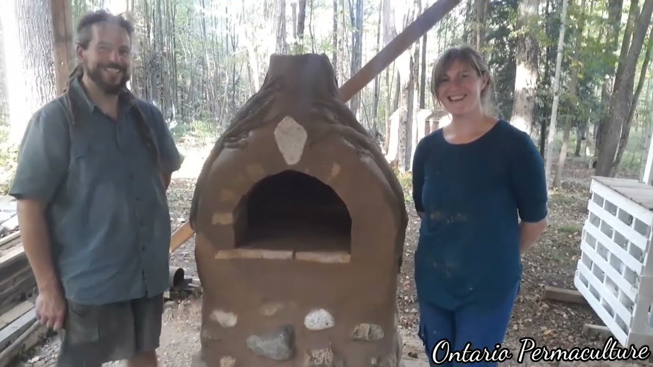 Building a cob bread oven,  Part two, another bread oven entirely