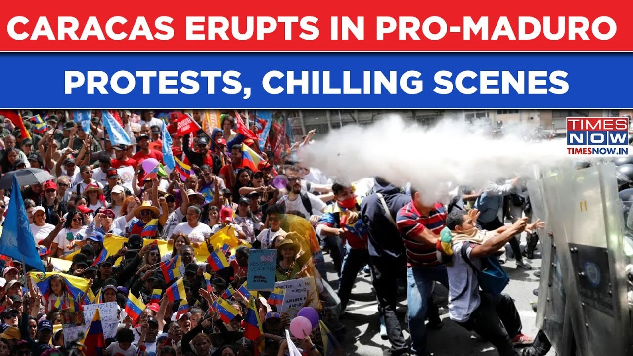 Venezuela: Massive Pro-Maduro Protests In Caracas| Marchers Flood Streets, Show V-for-victory Signs