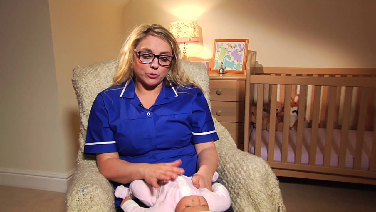 What are the specific anti colic massage techniques and how do they work?