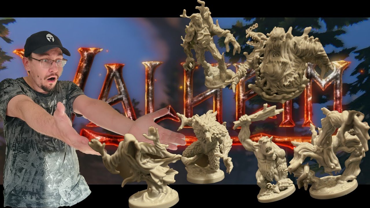This Box is INSANE! These Miniatures Are Amazing - Valheim The Board Game Deluxe Edition