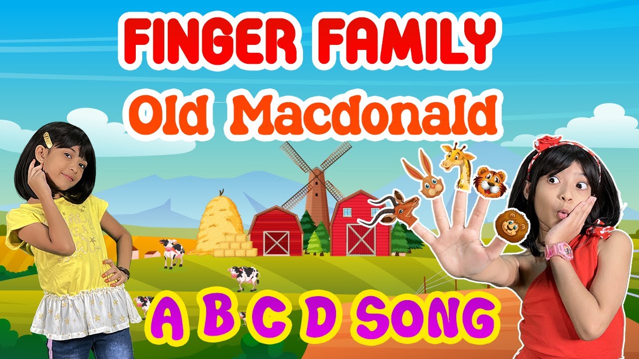 Finger Family, Old Macdonald, A B C D Song #nurseryrhymes #rhymes