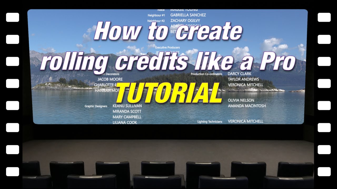 Tutorial: How to create rolling credits like a Pro