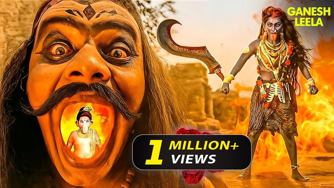 गणेश को कैद करने वाले राक्षस का विनाश करने आई माँ काली l गणेश लीला | विघ्नहर्ता गणेश | Devotional