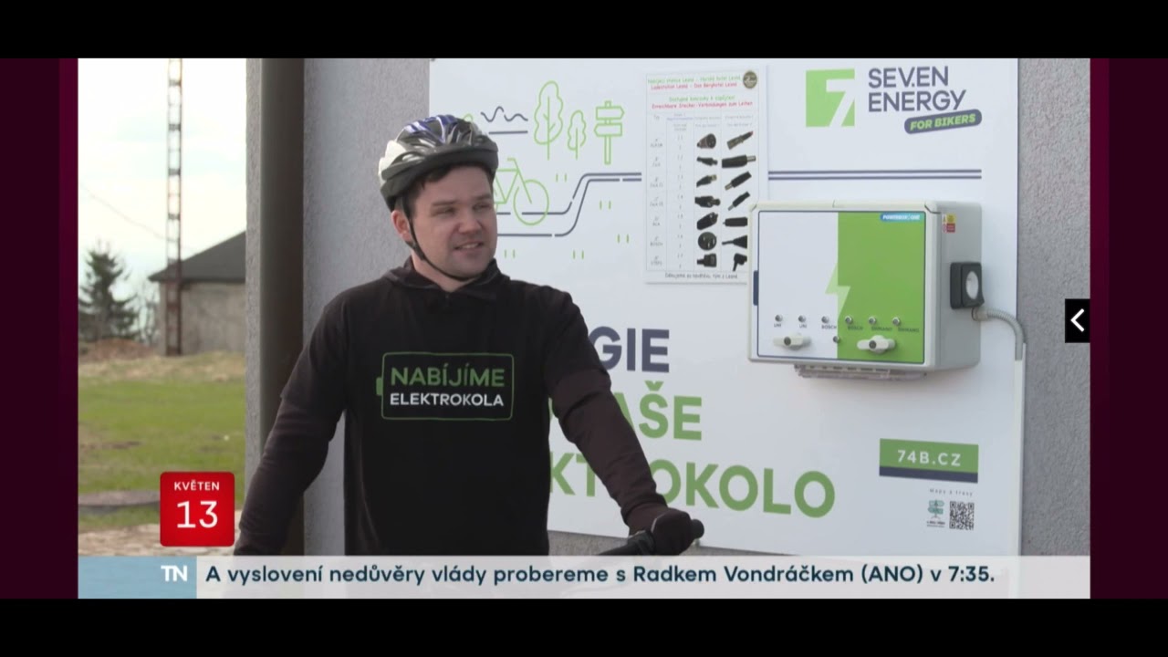 Síť nabíjecích stanic pro elektrokola v Krušných horách
