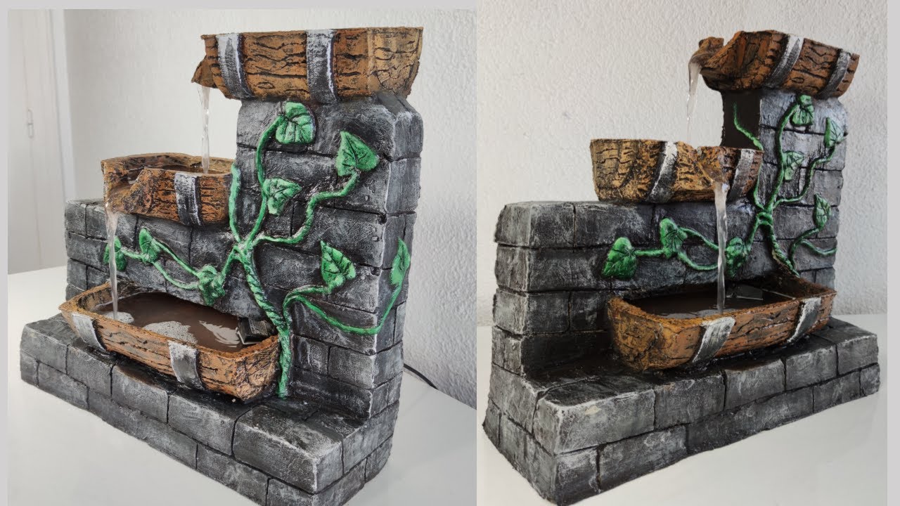 فكرة مشروع  صنع نافورات بالأسمنت