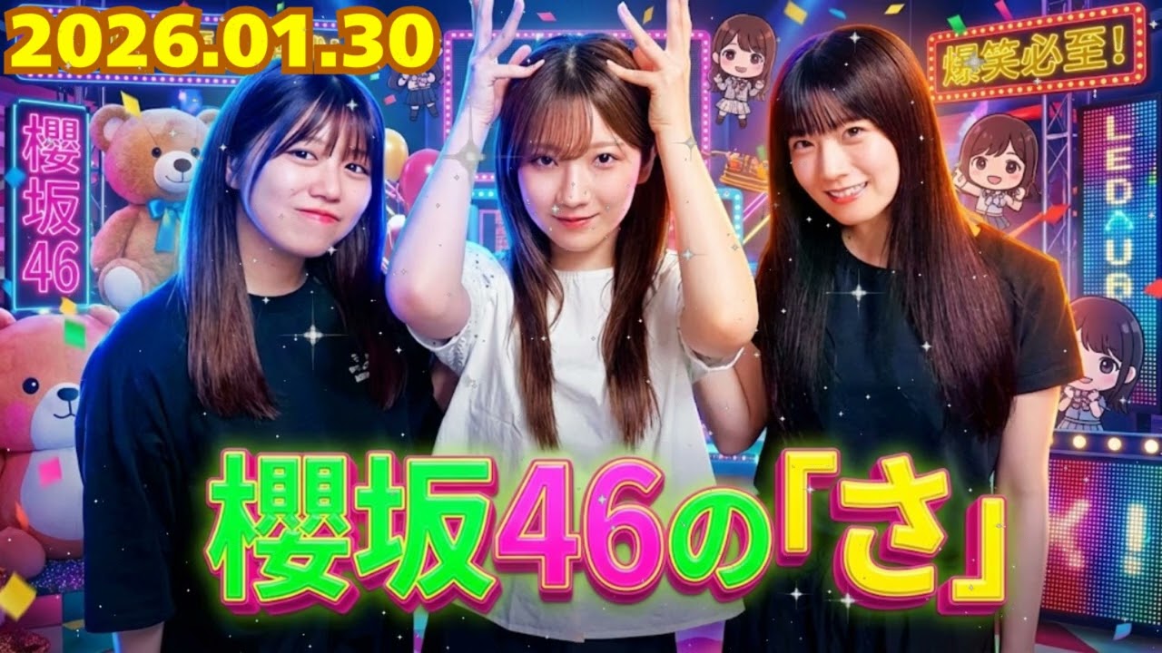 🌸【神回】「あんたら自由すぎやろｗ」武元唯衣、3期生(石森・小田倉)の天然トークに滋賀のツッコミ炸裂！カオスな先輩後輩回【櫻坂46の「さ」／2026.01.30】