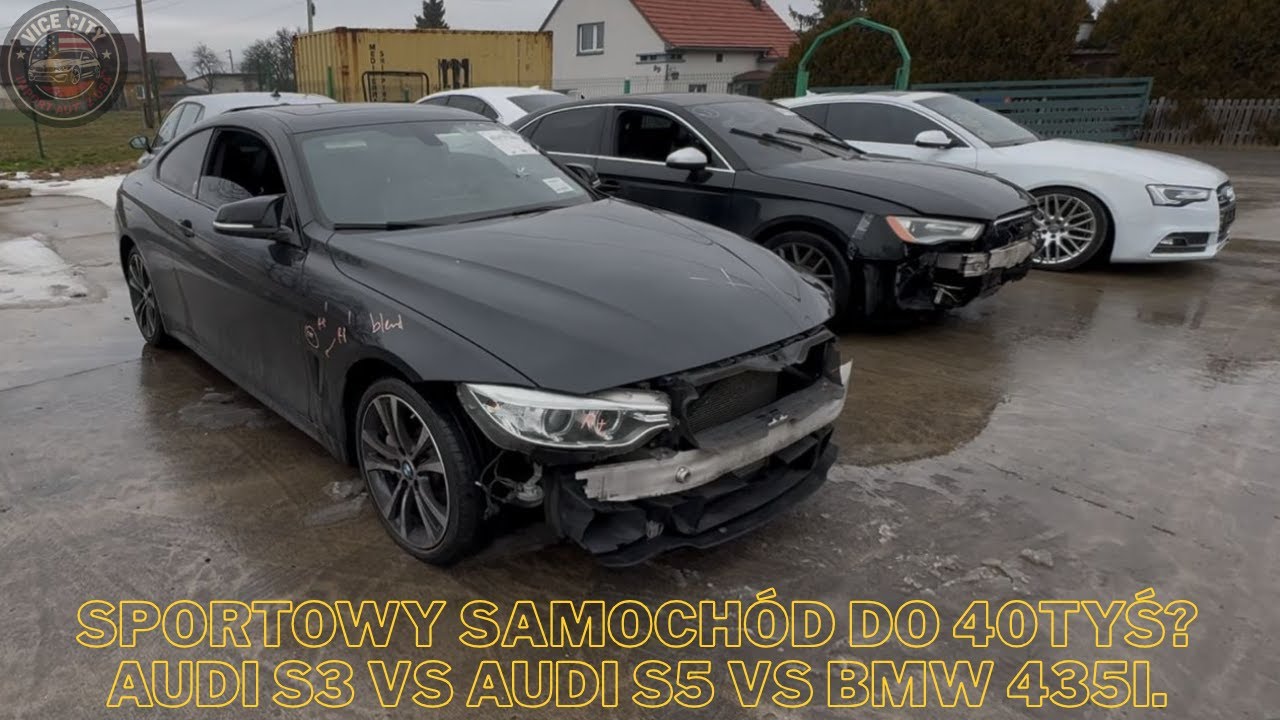 AUTA Z USA #4 - Budżetowy samochód o mocy 300KM? Audi S3 VS AUDI S5 VS BMW 435I.
