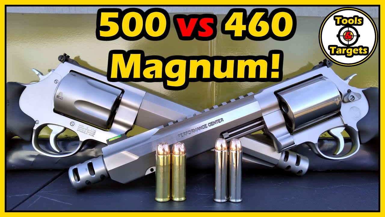 Поединок ручных пушек! ....500 против .460 MAGNUM!