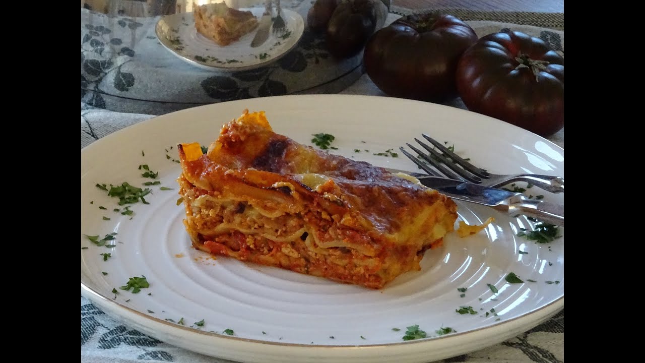 Lasagne vegan / vegane Lasagne