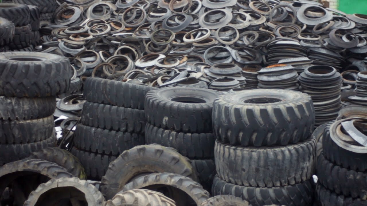 How Are Shredded Tires Turned into Flower Pots?
