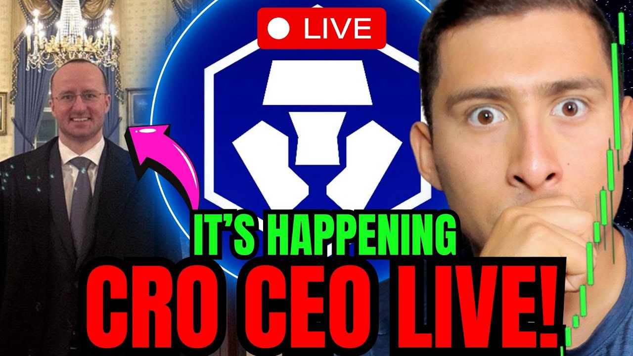 CRO Crypto.com CEO LIVE NOW!🔴CRO EXPLODING MUCH HIGHER