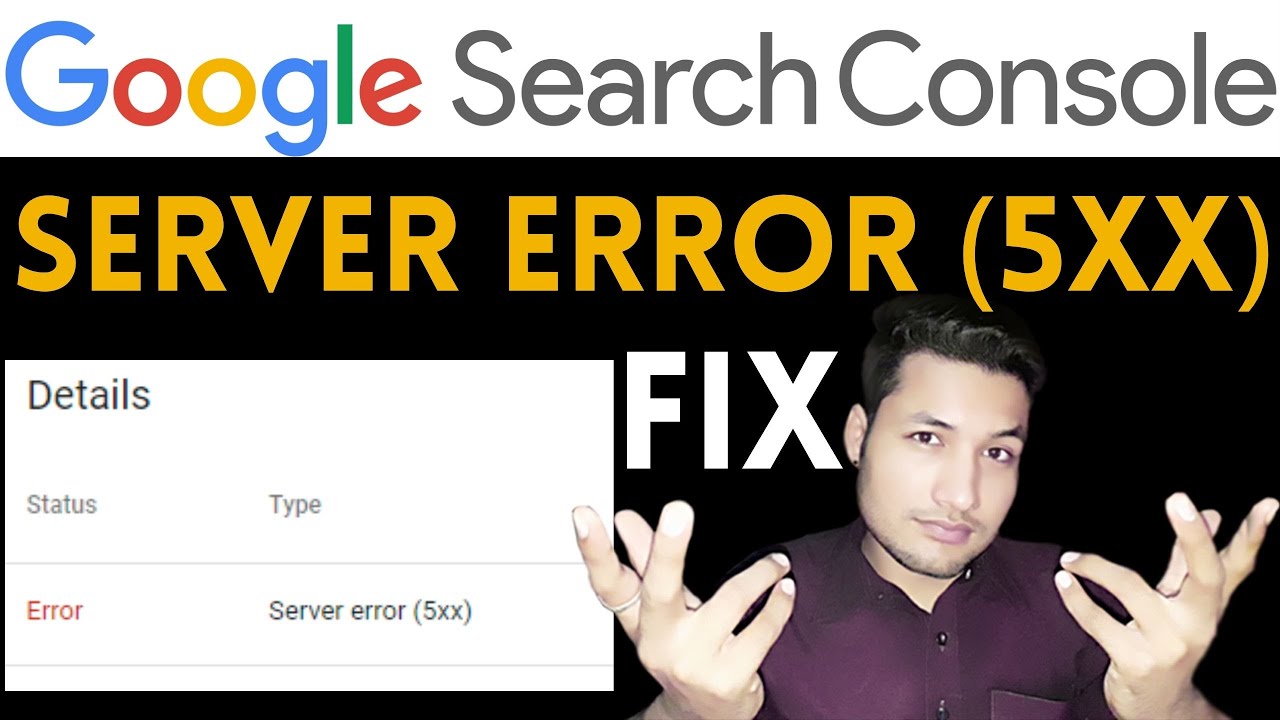 Google Search Console Server error (5xx) 100% Problem Fix WordPress Hindi