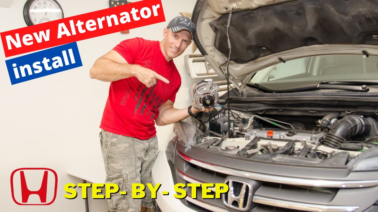 How to install Alternator on a Honda CR-V 2013-2014 Serpentine belt