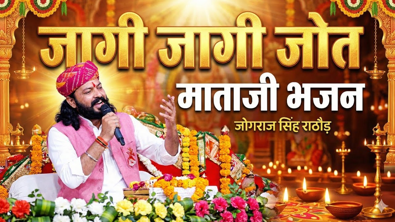 जागी जागी जोत दिवला री जोत जागी रे।। माताजी भजन।। जोगराज सिंह राठौड़ 