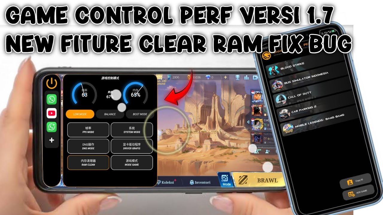 🔥 Viral 2026! Game Booster Control Perf V1.7 - FPS Stabil, Anti Lag & Anti Drop Android
