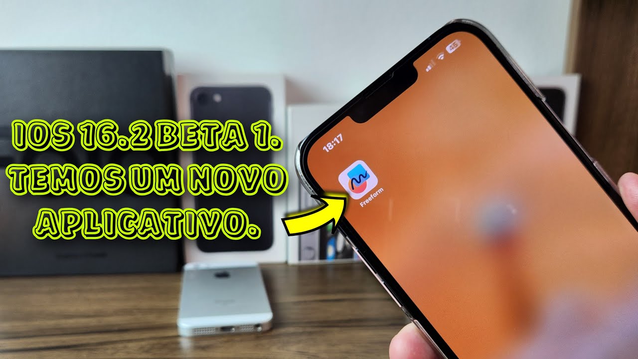 APPLE LIBEROU IOS 16.2 BETA 1! TEMOS UM NOVO APLICATIVO.