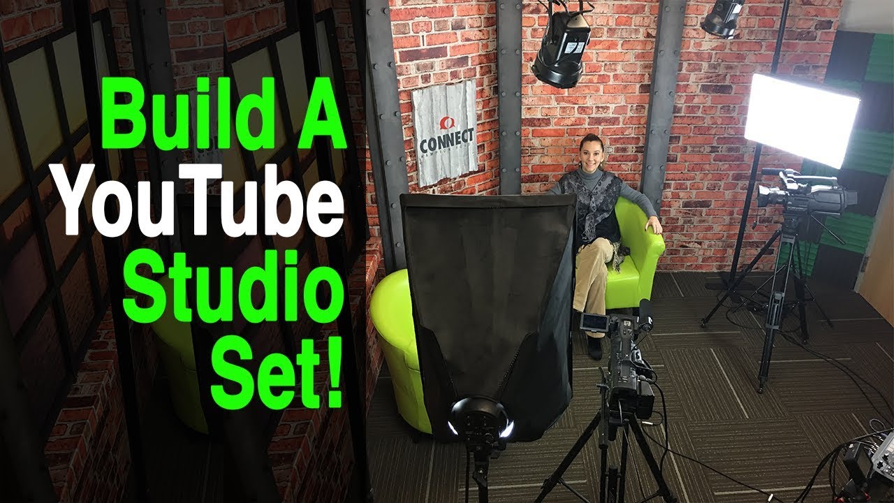YouTube Studio Set!  How to Build  (Step by Step)