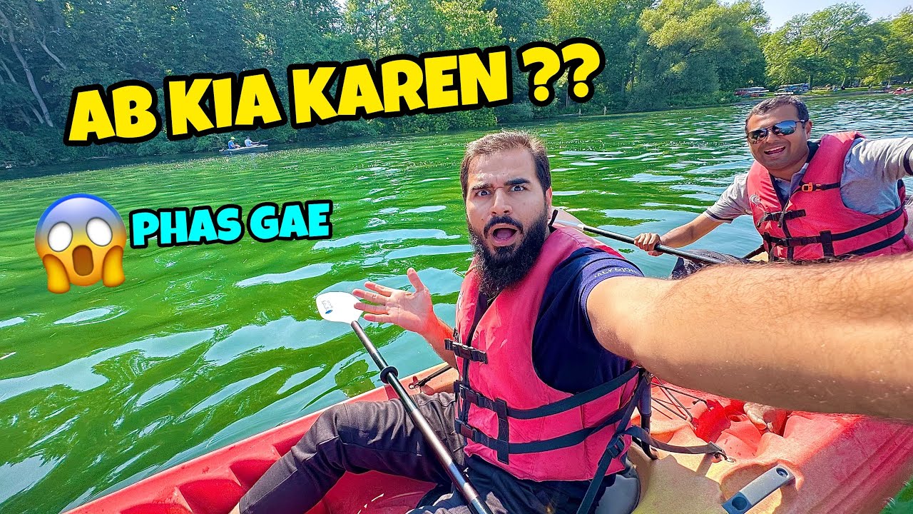 Ye kesa adventure hai bhae 😂🚣‍♂️ Halat kharab hogai kayak karte hue 😃