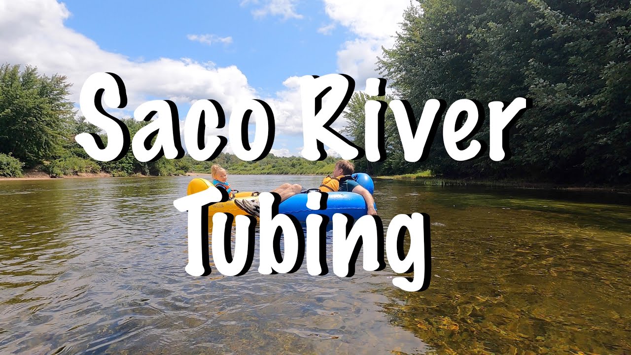 River Tubing on the Saco  River with Kids 4K