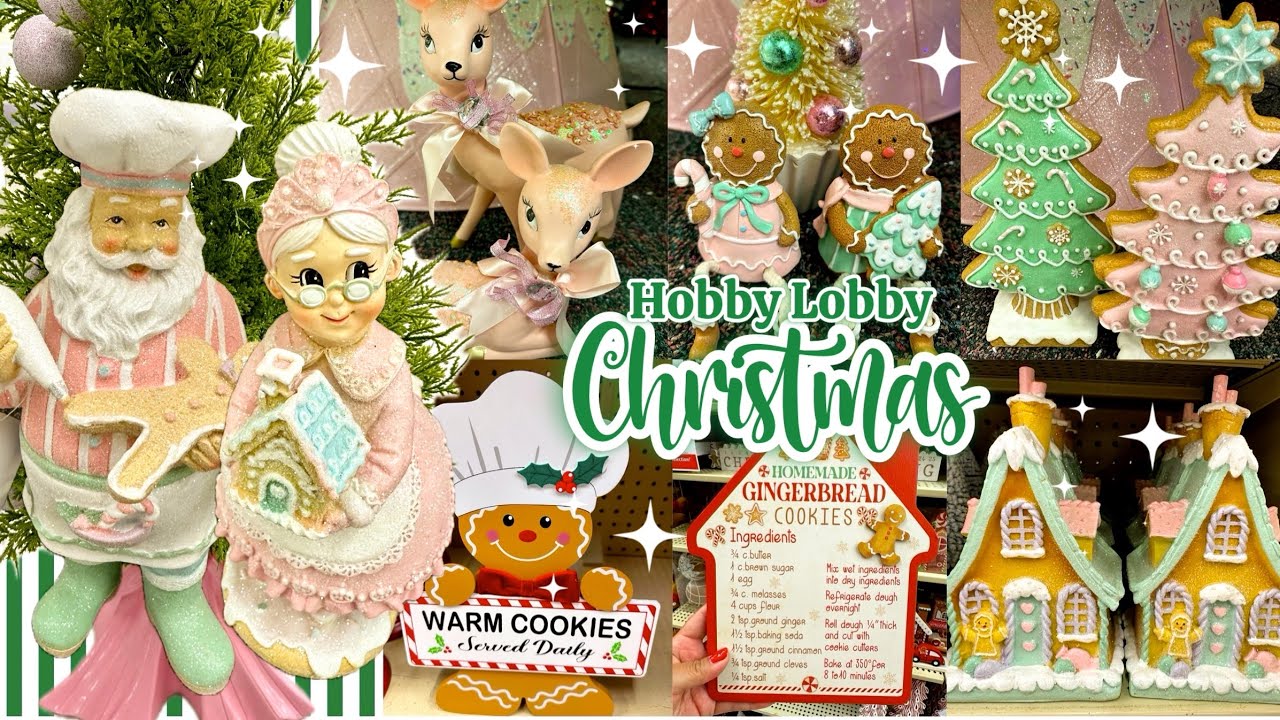 🍬 Hobby Lobby: Рождество 2025. Покупайте вместе со мной | НОВЫЙ праздничный декор в пастельных то...