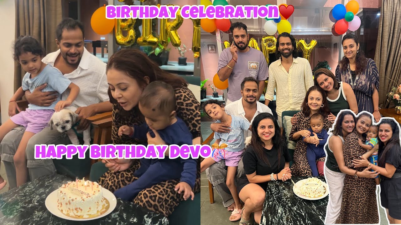 Devoleena birthday celebration |Staycation #food #masti #family #crazy #devoleena 