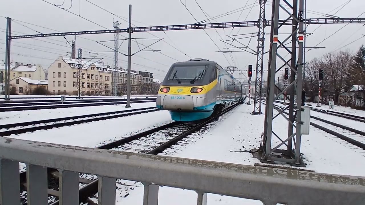 Vlaky Praha Vršovice 29.1.2026