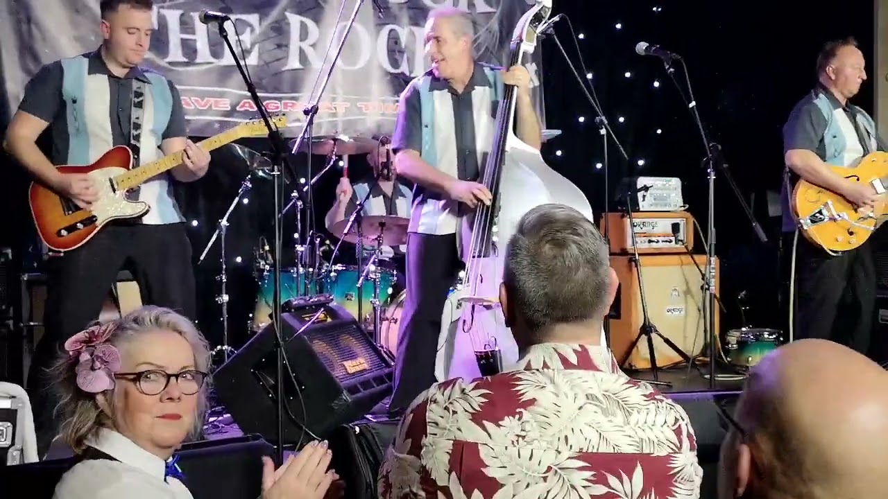 The Firebirds performing at Don't knock the rock November 2023.