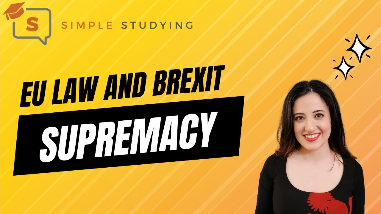 Supremacy Of EU Law And Brexit